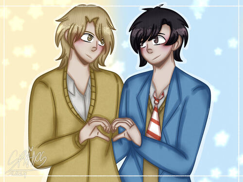 hisashi and mao - twilight out of focus