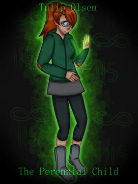 Tulip Olsen from Infinity Train: Book 1