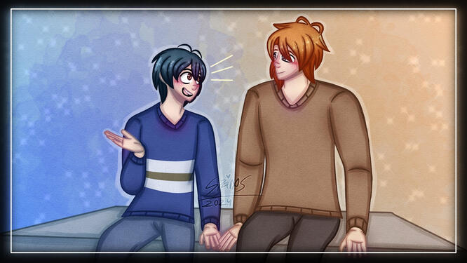 Sasaki and Miyano for valentines day