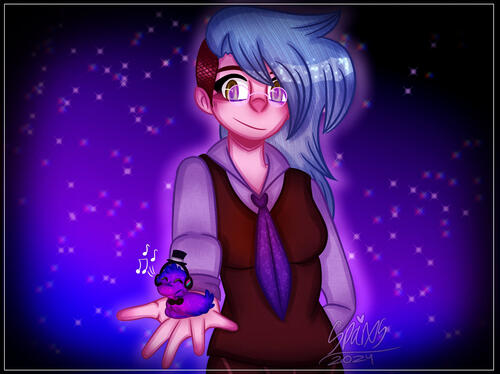 febby is listening to youre mine and absolutely vibing (real)