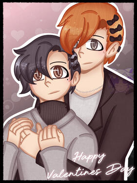 Black &amp; Pink - Sasaki to Miyano